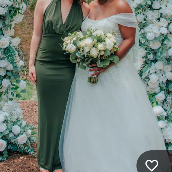 Lulu's Olive Green Dress - Picture 1 of 1